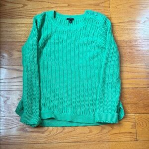 Talbots Green Knit Sweater